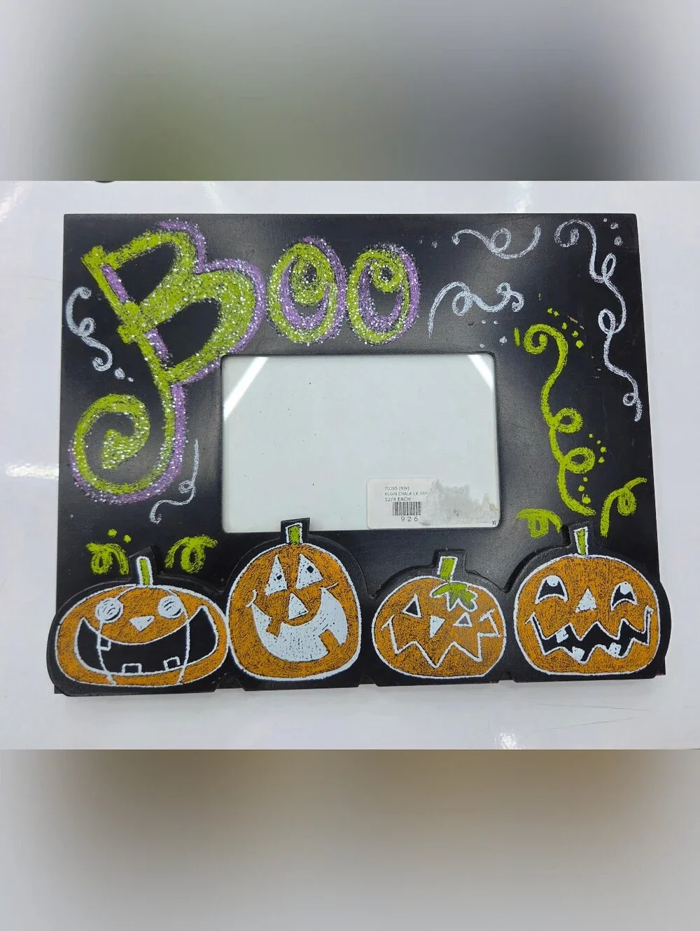 Halloween Picture Frame 4x6 Chalkboard Style 